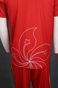 WTV162 Design Summer Sports Set Hong Kong Representative Sweatshirts Shirts Sportswear Manufacturers detail view-4